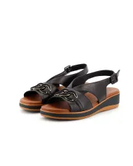 Susimoda Sandalo Nero - Glamour Calzature