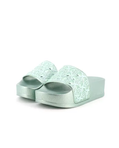 LIU-JO Ciabatta Verde - Glamour Calzature