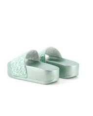 LIU-JO Ciabatta Verde - Glamour Calzature