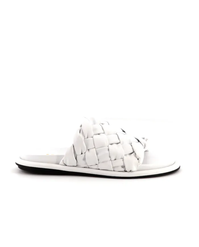 JANET&JANET Ciabatta Bianco - Glamour Calzature