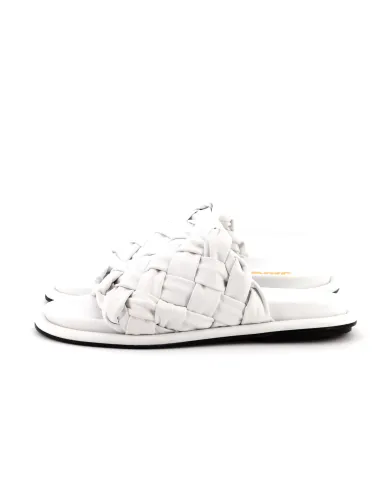 JANET&JANET Ciabatta Bianco - Glamour Calzature