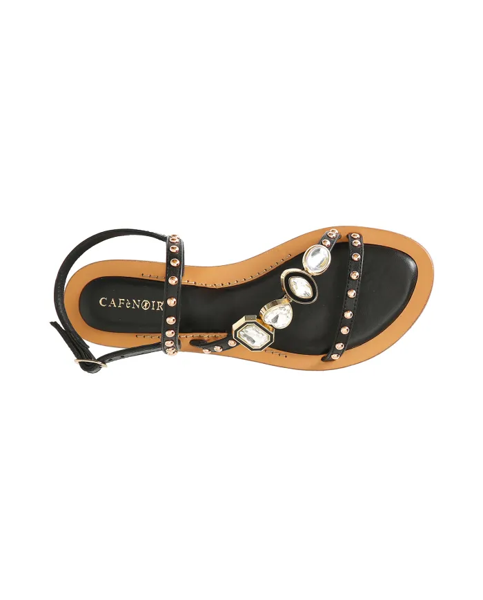 CafèNoir Sandalo Nero - Glamour Calzature