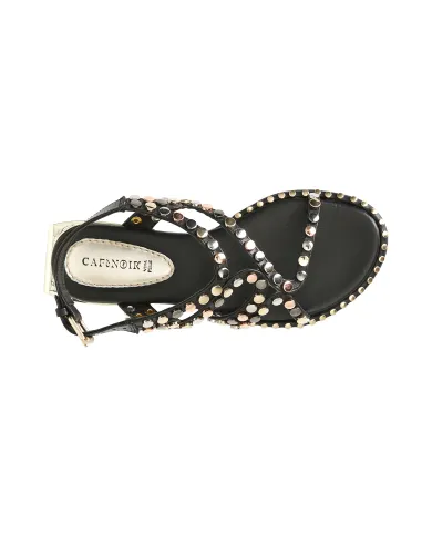 CafèNoir Sandalo Nero - Glamour Calzature