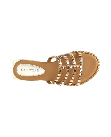 CafèNoir Ciabatta Cuoio - Glamour Calzature