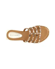 CafèNoir Ciabatta Cuoio - Glamour Calzature