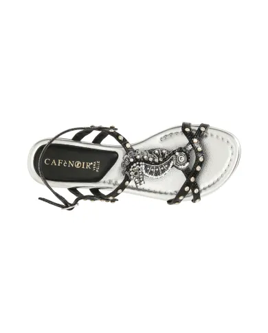 CafèNoir Sandalo Nero - Glamour Calzature
