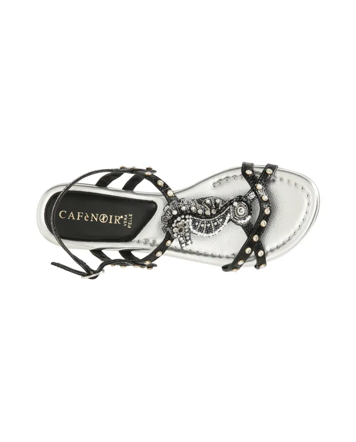 CafèNoir Sandalo Nero - Glamour Calzature