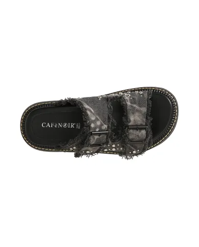 CafèNoir Ciabatta Nero - Glamour Calzature