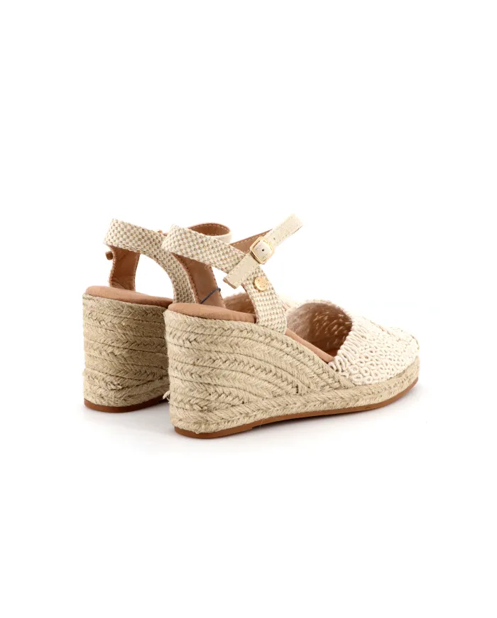 Etika Valenciana Croche Beige - Glamour Calzature
