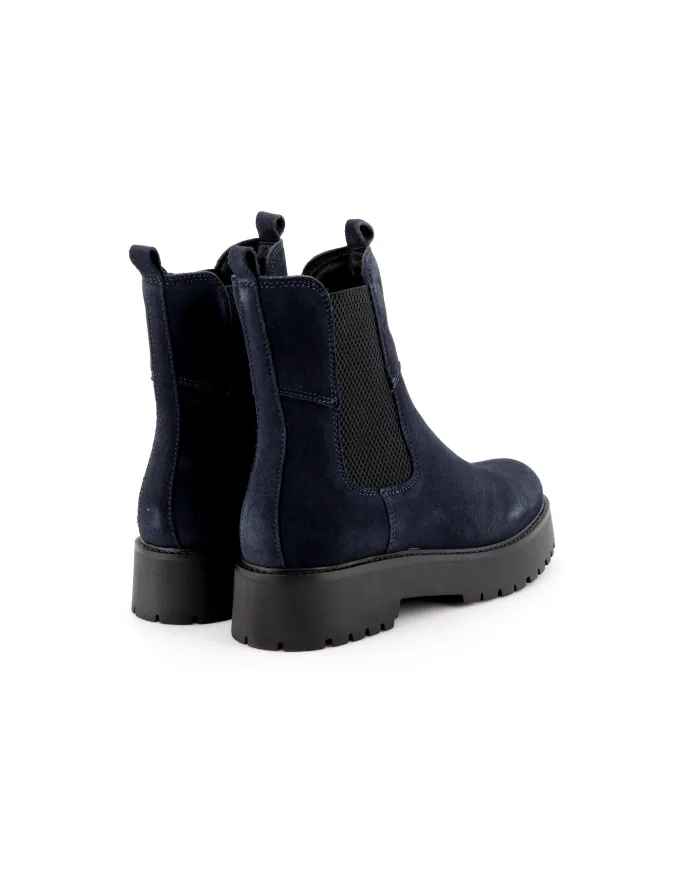Cinzia Soft Tronchetto Blu - Glamour Calzature