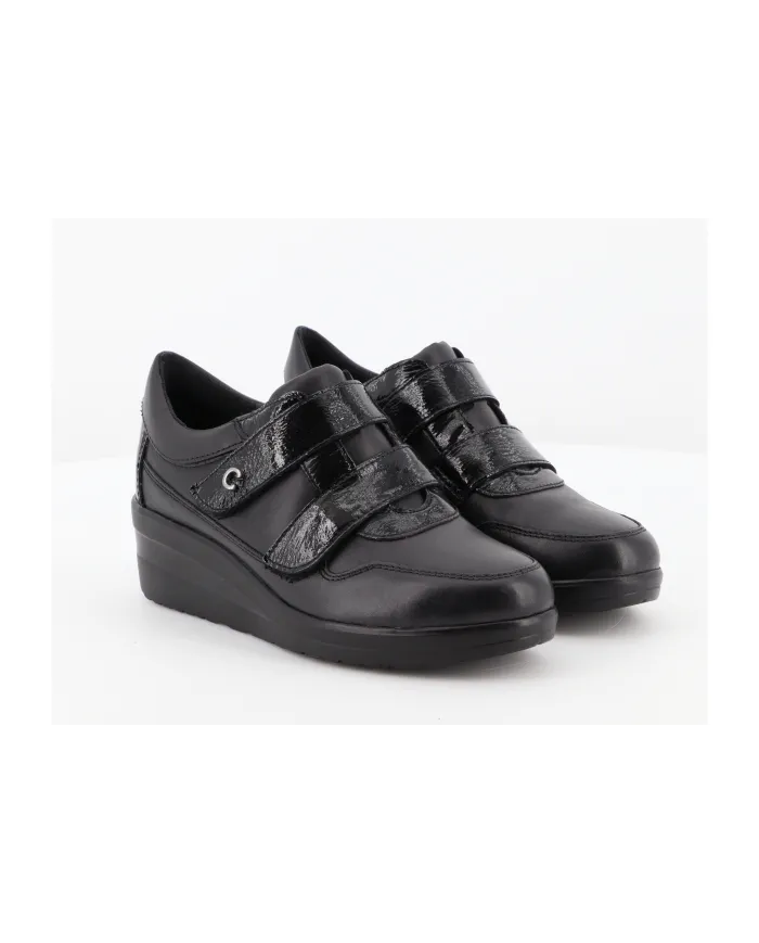 Cinzia Soft Sneakers Nero - Glamour Calzature