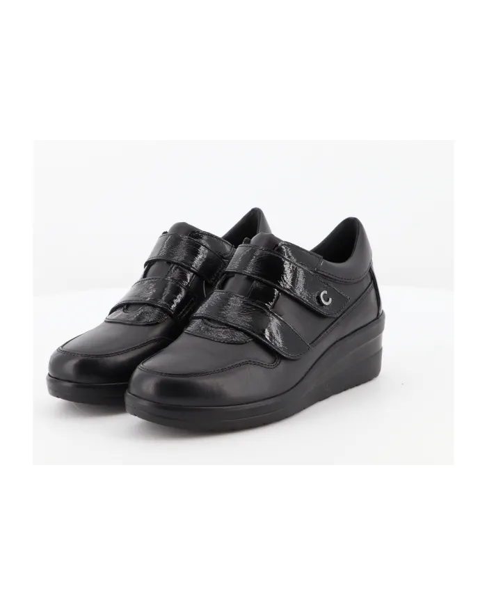 Cinzia Soft Sneakers Nero - Glamour Calzature