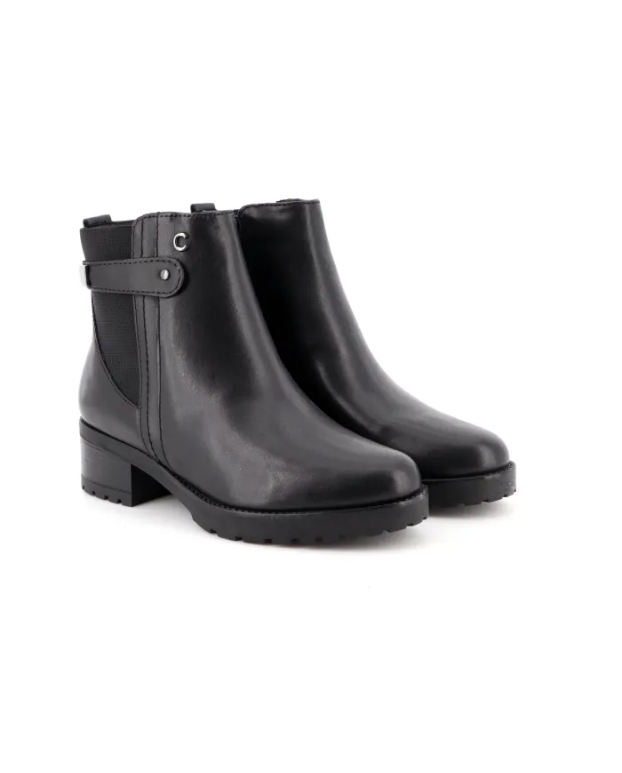 Cinzia Soft Tronchetto Nero - Glamour Calzature