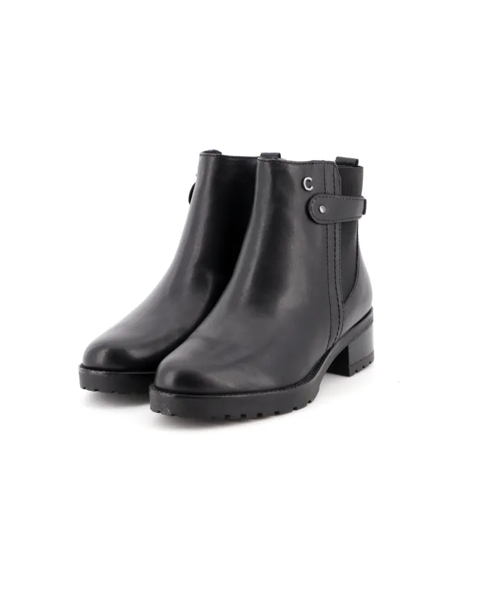 Cinzia Soft Tronchetto Nero - Glamour Calzature