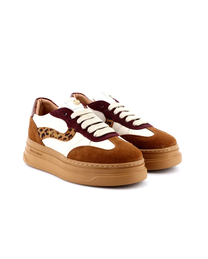 JANET&JANET Sneaker Beige - Glamour Calzature