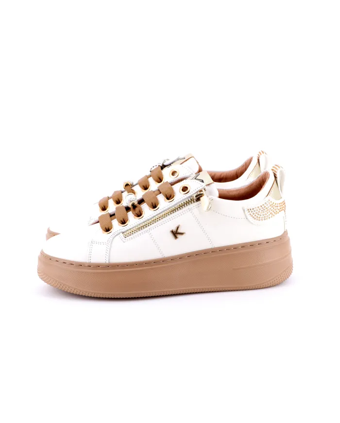 KEYS Sneakers Bianco - Glamour Calzature