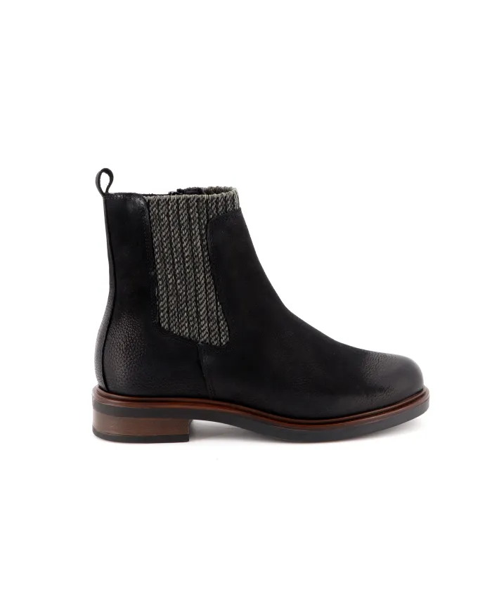 Cinzia Soft Tronchetto Nero - Glamour Calzature