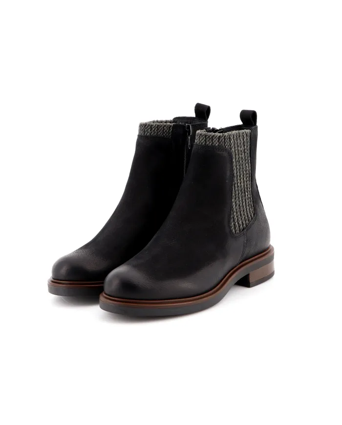 Cinzia Soft Tronchetto Nero - Glamour Calzature