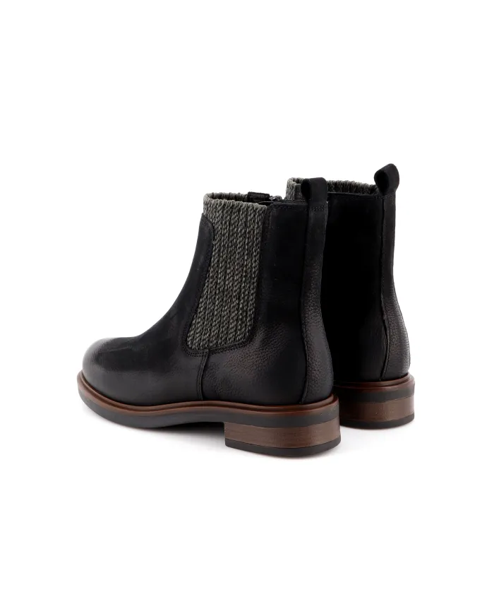Cinzia Soft Tronchetto Nero - Glamour Calzature