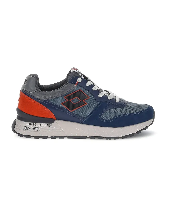 Lotto Leggenda Tokyo Cinza Blu - Glamour Calzature