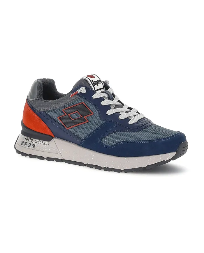 Lotto Leggenda Tokyo Cinza Blu - Glamour Calzature