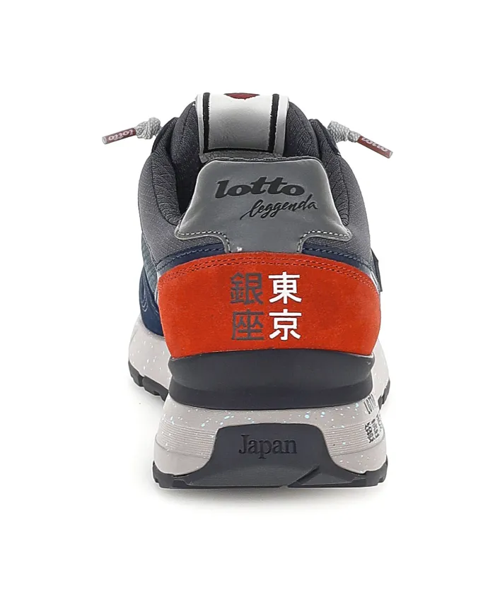 Lotto Leggenda Tokyo Cinza Blu - Glamour Calzature