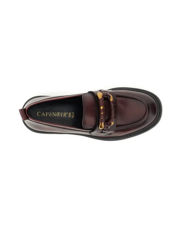 CafèNoir Mocassino Bordeaux - Glamour Calzature