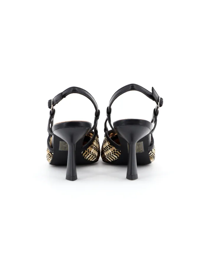 KEYS Slingback Nero