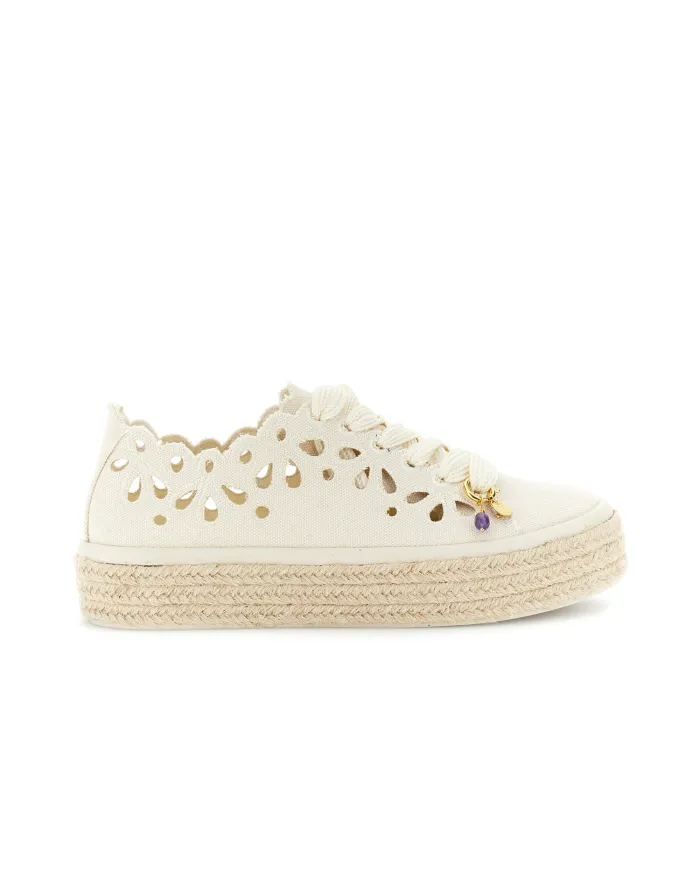 CafèNoir Sneakers Beige