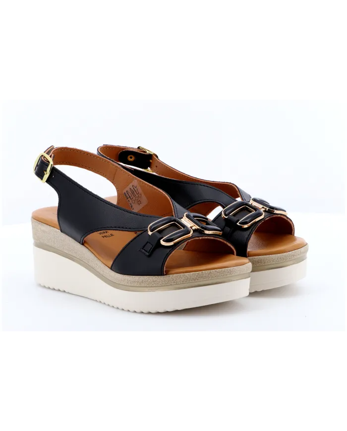 Cinzia Soft Sandalo Nero