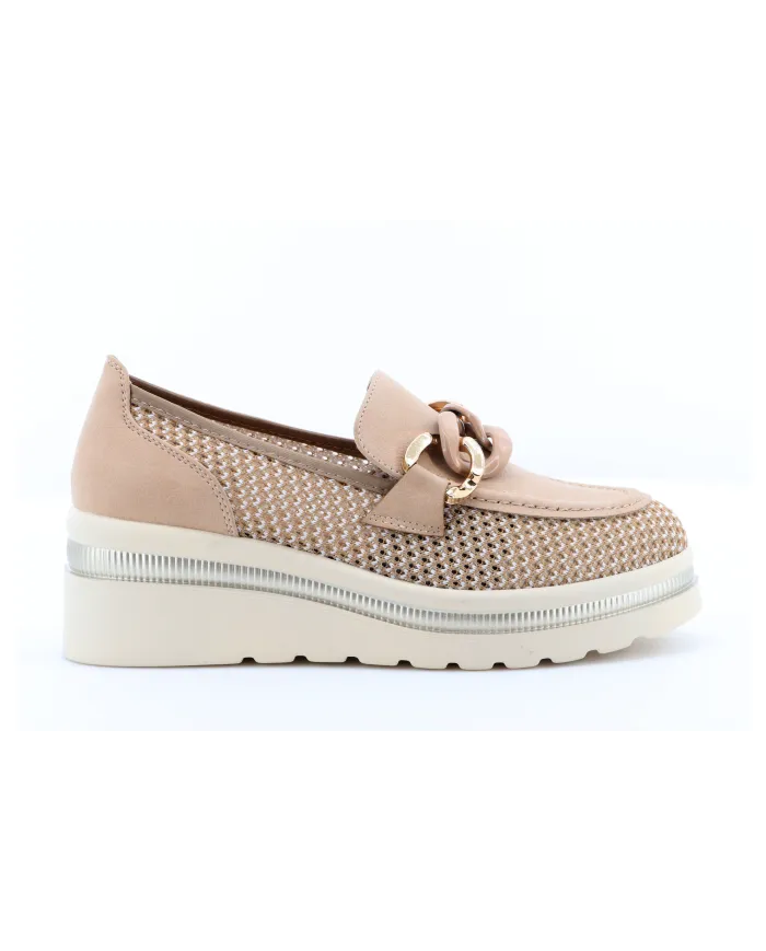 Cinzia Soft Mocassino Cipria