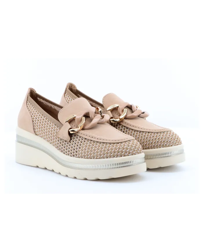 Cinzia Soft Mocassino Cipria