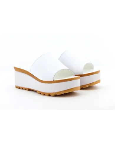 Cinzia Soft Ciabatta Bianco