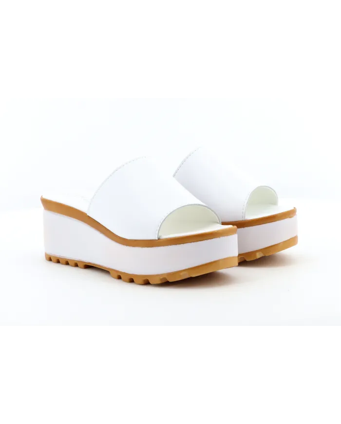 Cinzia Soft Ciabatta Bianco