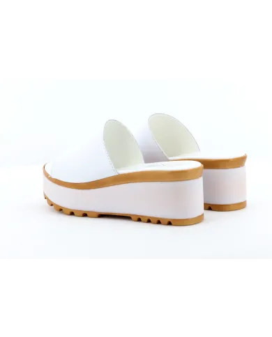 Cinzia Soft Ciabatta Bianco