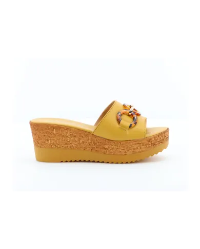 Cinzia Soft Ciabatta Giallo