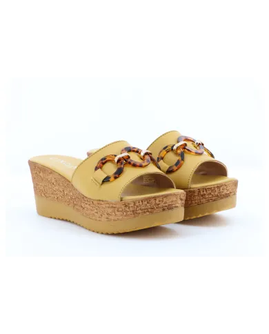 Cinzia Soft Ciabatta Giallo