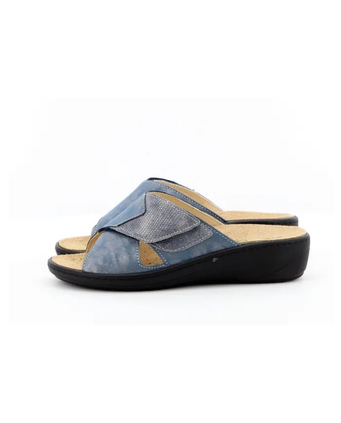 Cinzia Soft Ciabatta Blu