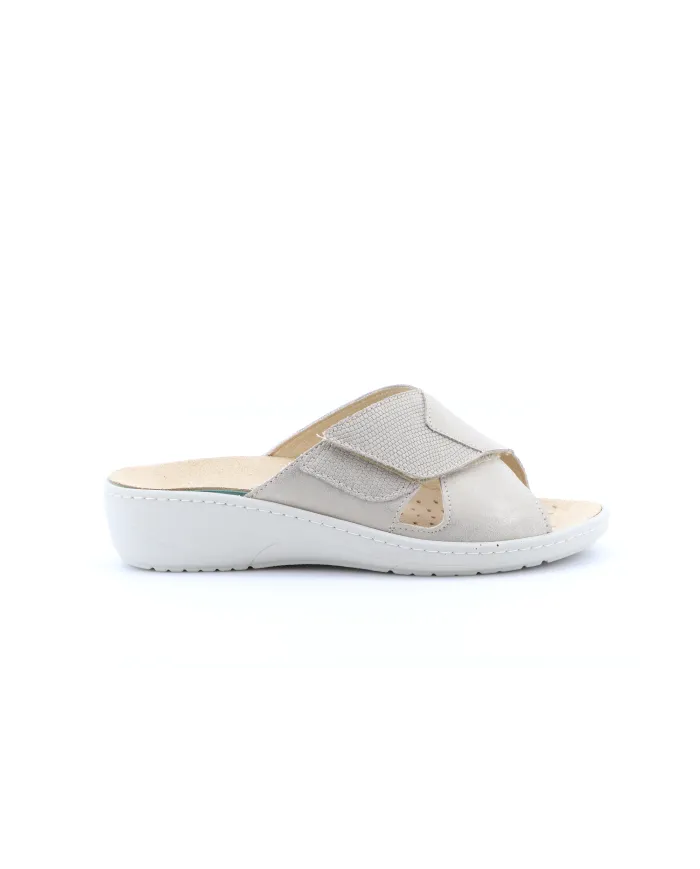 Cinzia Soft Ciabatta Platino