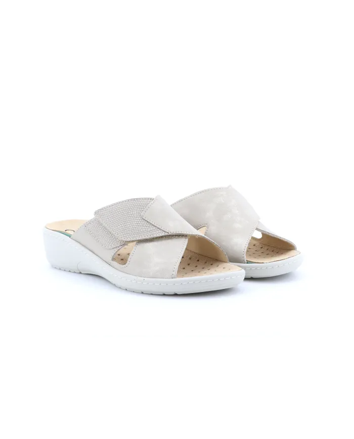 Cinzia Soft Ciabatta Platino