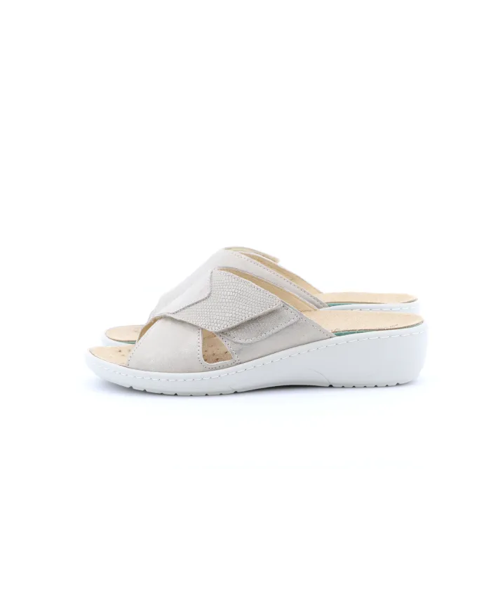 Cinzia Soft Ciabatta Platino