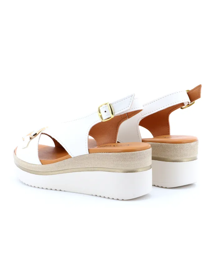 Cinzia Soft Sandalo Bianco