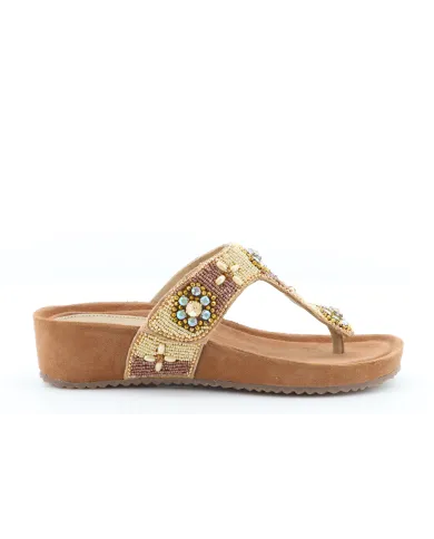 Cinzia Soft Infradito Beige