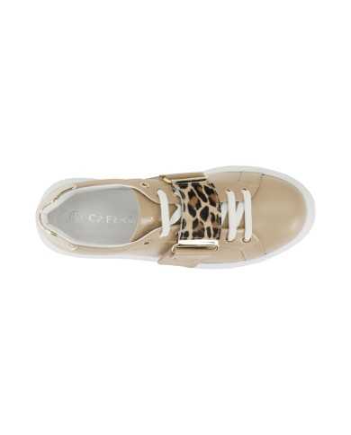 CafèNoir Sneakers Beige - Glamour Calzature