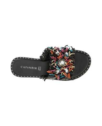 CafèNoir Ciabatta Nero - Glamour Calzature