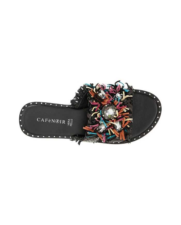CafèNoir Ciabatta Nero - Glamour Calzature