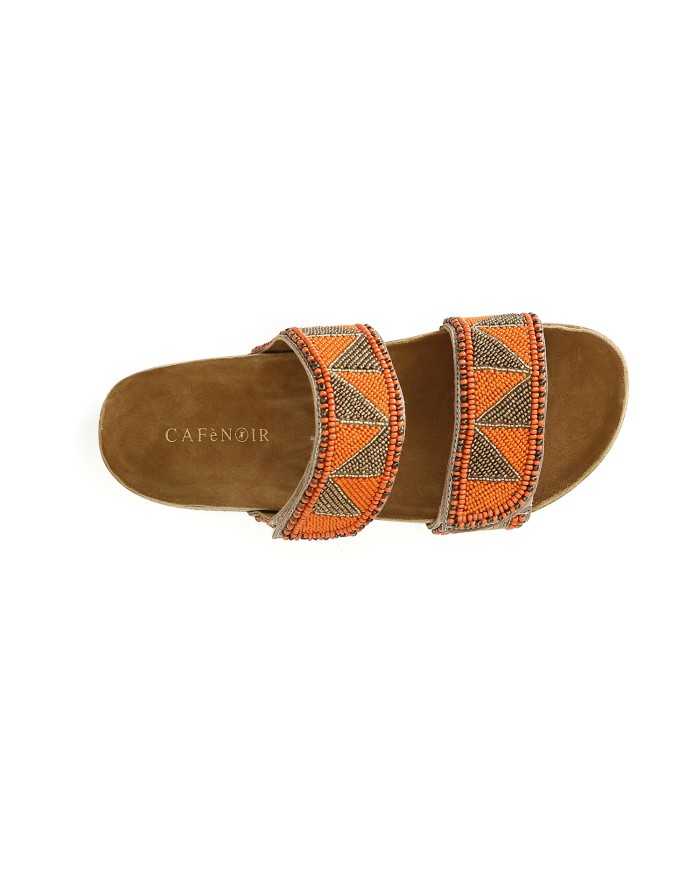 CafèNoir Ciabatta Sughero Arancione - Glamour Calzature