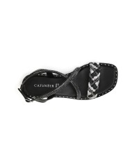 CafèNoir Sandalo Incrocio Nero - Glamour Calzature