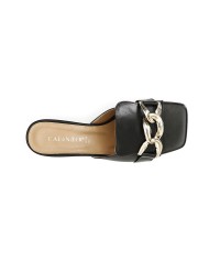 CafèNoir Ciabatta Nero - Glamour Calzature
