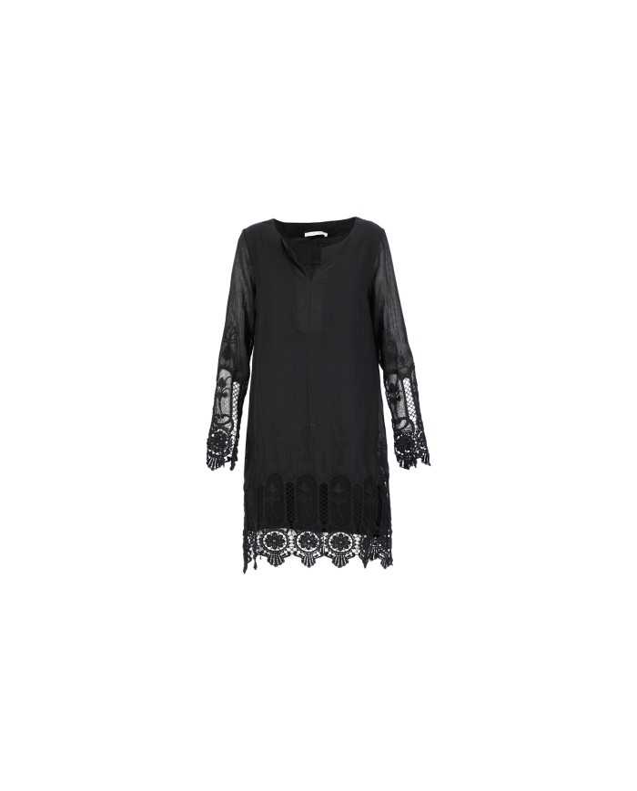 CafèNoir Abito Pizzo Nero - Glamour Calzature